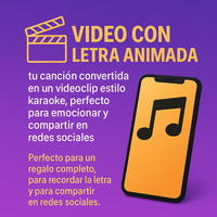 🎬 Video con letra animada